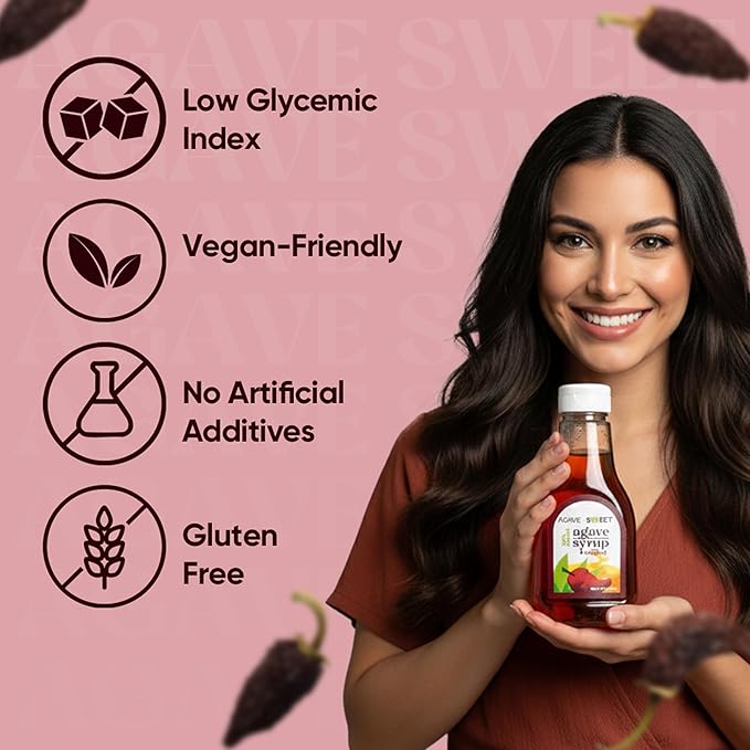Agave Sweet – Chipotle Infused Agave Syrup | Smoky-Sweet Chipotle Syrup for Cocktails & Cooking | 11.64 oz plastic bottle