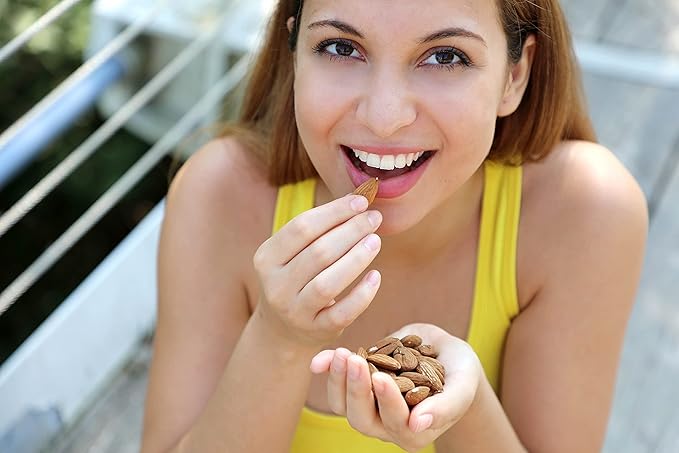 Wild Soil Terra Preta Almonds - Higher Protein and Higher Vitamin E Than Other Almonds, Marcona Like Taste, Olive Oil Roasted with Sea Salt, Beyond Organic: Eco Farmed with Proprietary Root Technology