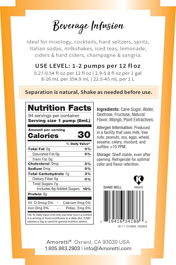 Mango Beverage Infusion