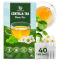 VieTreasures Detox Tea – 40 Tea Bags | Gotu Kola, Corn Silk, Chamomile, Stevia | Assist With Water Retention & Digestion | Caffeine-Free, No Added Sugar, Mild Sweet Herbal Infusion, 2.8oz