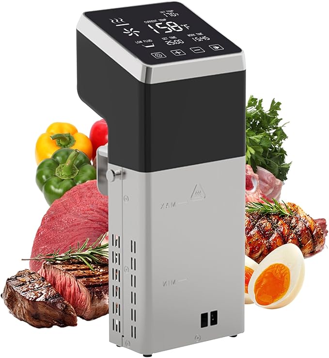 Commercial Sous Vide Precision Cooker 1400W | Fast-Heating Immersion Circulator | Thermal Sous Vide Machine with Accurate Temperature & Timer | IPX7 Waterproof | Quiet | For Restaurants & Home Kitchen