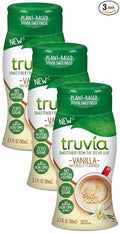 Truvia Zero-Calorie Liquid Sweetener from the Stevia Leaf, 2.7 Fl Oz bottle, Vanilla flavor (Pack of 3)
