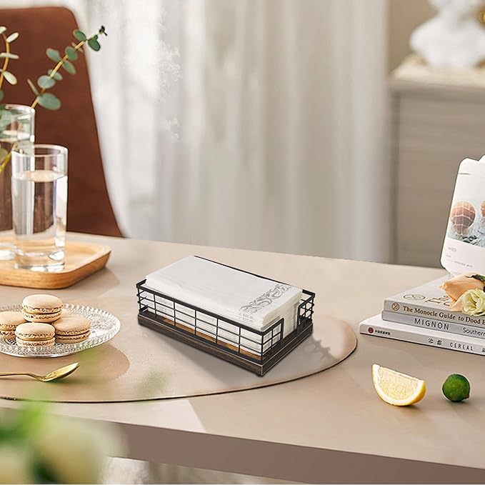 Elegant Wooden Base Paper Holder – Stable, Durable, and Stylish Kitchen Dispenser