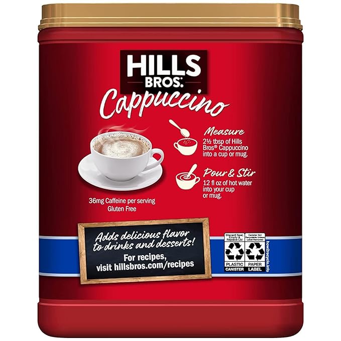 Hills Bros. Flavor Coffee (Sugar-Free French Vanilla, 12 Ounce (Pack of 8))