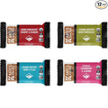 Kate’s Real Food Organic Granola Bars - Variety Pack (2.2 oz, Pack of 12) - Organic Energy Bars Made with Gluten Free Oats - Non GMO, Soy Free, Whole Grains, and All Natural