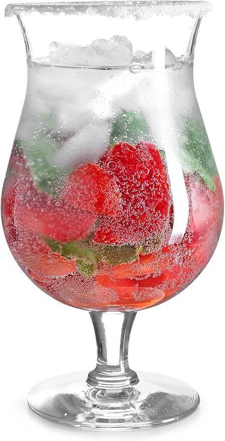 Ravenscroft Crystal Titanium Belgian Beer Glasses | Set of 4 | Lead-Free Crystal | 22 Fluid Ounces | Sheer Rim | Dsihwasher Safe | Elegant and Durable | Perfect for Beer and Frozen Cocktails
