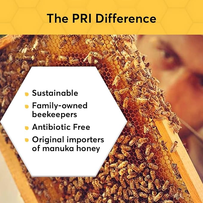 P.R.I Mossop’s Manuka Honey UMF 15+, MGO 514+ 1.1lb New Zealand Raw Monofloral Manuka Honey