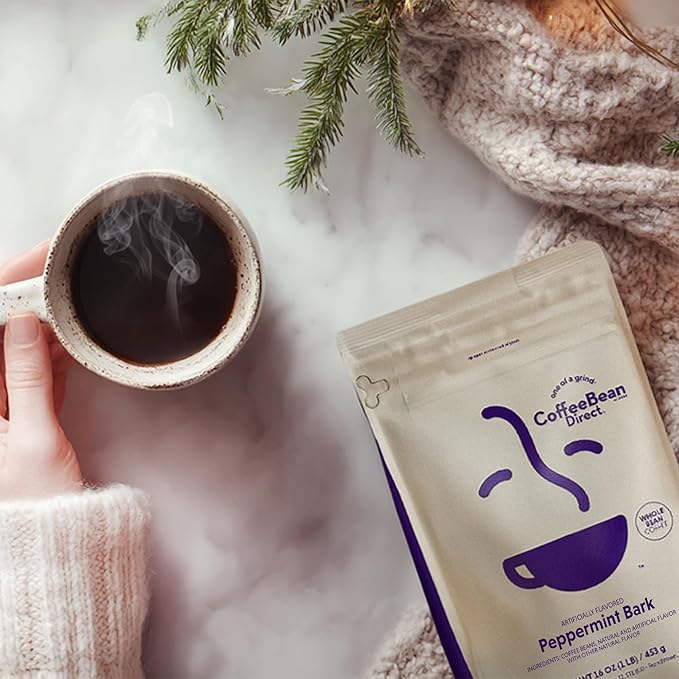 Coffee Bean Direct Cinnamon Swirl Eggnog Flavored, Whole Bean Coffee, 2.5 Pound Bag (Pack of 1)