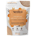 Waka Premium Instant Coffee — Butterscotch Vanilla Flavored — 100% Arabica Freeze Dried Beans — For Hot or Iced Coffee (3.5 Ounces Pouch)