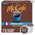 McCafe Paris Cafe, Single Serve Coffee Keurig K-Cup Pods, Medium Roast Coffee, 72 Count
