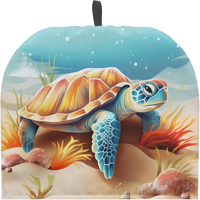 Sea Turtle Tea Cozy for Teapot Insulated Beach Teapot Cozy for Women Tea Cosy for Teapot Home Kitchen Decorative Teapot Cover