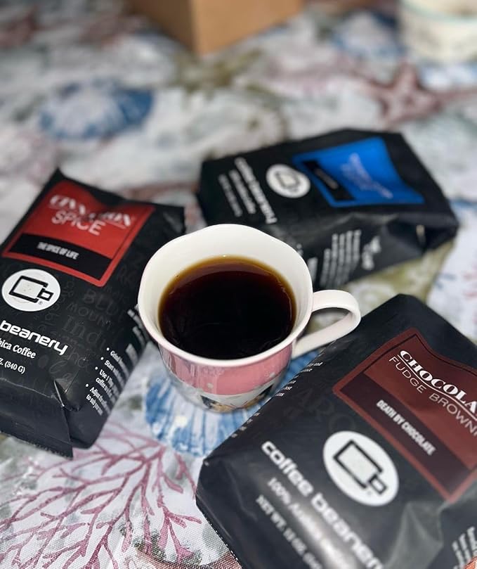 Chocolate Fudge Brownie Flavored Coffee, Specialty Arabica Coffee, Medium Roast, 12 ounce, Automatic Drip (Ground)