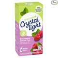 Crystal Light Raspberry Green Tea Naturally Flavored Powdered Drink Mix, 10 ct On-the-Go-Packets (Pack of 7)