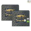 Kusmi Tea - Pack of 2 Boxes of Tea Bags - Earl Grey Intense - Organic Earl Grey Black Tea - Features Bolder Bergamot & Tangy Lemon - Strong, Robust, Caffeinated Tea - 2x20 Tea Bags