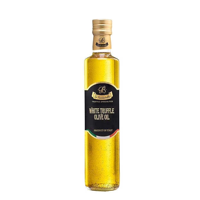 La Rustichella - Truffle Olive Oil (16.91 fl oz (500 ml), White Truffle Olive Oil)