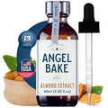 Pure Almond Extract for Baking & Mixology - 100 Servings Culinary Almond Essence and Flavoring - Kosher, Keto Friendly, Vegan, Gluten-Free for Desserts, Beverages & Recipes (2 Oz Extract with Latex-Free Dropper)