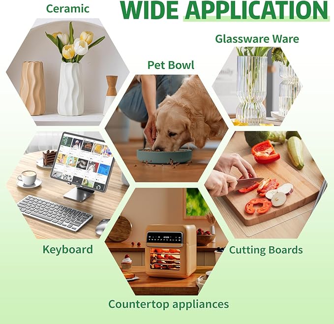 Non-Slip Cutting Board Mat, Clear Anti-Slip Cutting Board Mat for Home Cooks and Chefs, Safety Grip Mat Under Kitchen Cutting Boards, Dishwasher Safe Great as Drawer Liners (10" x 15", 2 Pack)
