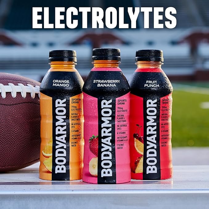 BODYARMOR Sports Drink, Cherry Lime, Electrolyte Drink Hydration, 28 Fl Oz Bottles (15 Pack), Flavored Coconut Water with B Vitamins & Antioxidants