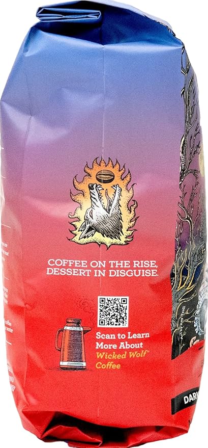 Raven's Brew Coffee Full Bodied Coffee Dark Roast Ground - Wicked Wolf 2lb