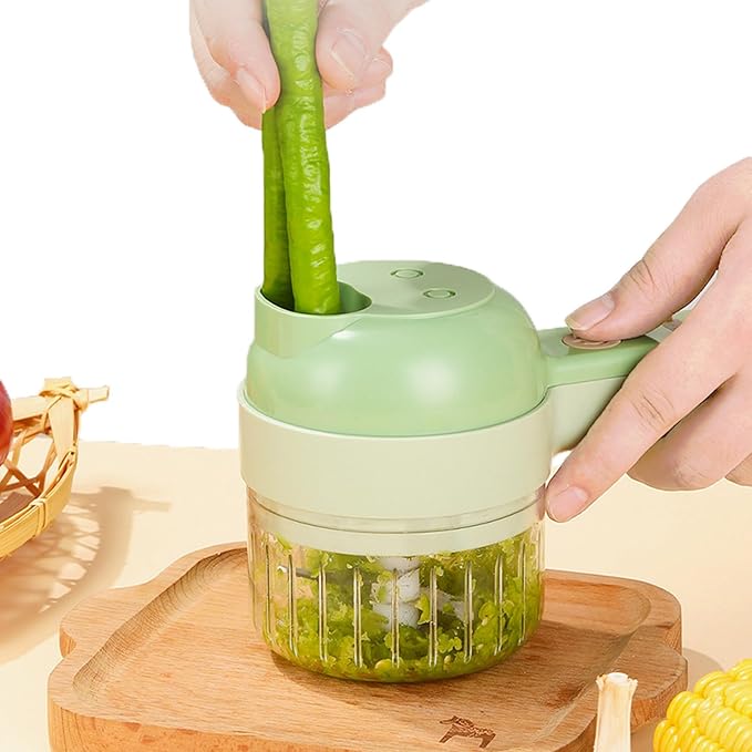 5 in 1 portable handheld electric vegetable cutting machine,Electric Vegetable Cutter, multi-functional vegetable and fruit electric cutting and shredding machine,choppers.