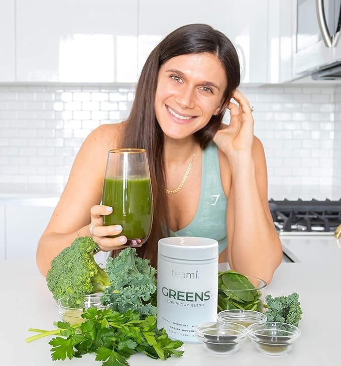 Teami Ultimate Wellness Bundle - Chocolate Matcha & Greens Superfood Powders for Energy, Digestive Health, and Bloat Relief