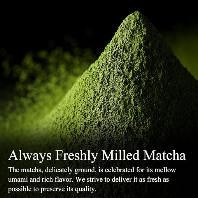 ITOHKYUEMON Kyoto Uji First-Harvest Ceremonial Grade Matcha Green Tea Powder – Authentic Japanese Uji, Japan (20 g / 0.7 oz) – Tenjo 20 (Grade 3)