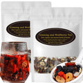 Ginseng & Mulberry Herbal Tea - Kidney Ginseng Nine Treasure Tea, 9 Precious Ingredients Formula, Natural Organic Cleanse Chinese Herbal TreasureTea for Women & Men (2)