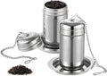 2 Pack Tea Infuser For Loose Leaf Tea, Extra Fine Mesh Tea Diffusers For Loose Tea, 316L Stainless Steel Tea Strainer, Reusable Tea Steeper For Coffee, Herbs, Fruit, Spices（3.4oz）