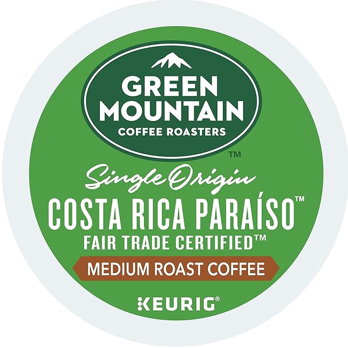 Green Mountain Coffee K-Cup Pods Costa Rica Paraiso, 24/box