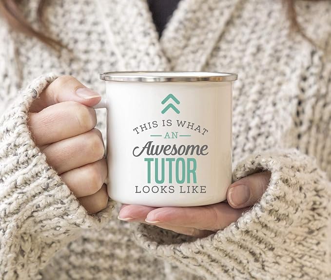 Andaz Press 11oz. Stainless Steel Campfire Coffee Mug Gift, This Is What An Awesome Tutor Looks Like, 1-Pack, Tutor Appreciation Tutor Gifts Tutor Mug Gifts For Tutor Christmas Ideas For Tutors