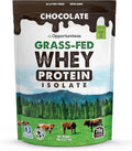 Opportuniteas Grass Fed Chocolate Whey Isolate Protein Powder – 20 g Protein, Heavy-Metal Tested, Made with Organic Cacao & Organic Cane Sugar, Non-GMO, Hormone-Free, Sourced from Ireland, 2.5 lb
