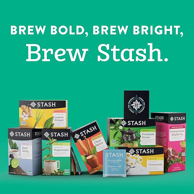 Stash Tea Breakfast in Paris Black Tea, Box of 100 Tea Bags