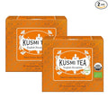 Kusmi Tea - Pack of 2 Boxes of Tea Bags - English Breakfast - Organic English Breakfast Black Tea - Ceylon & Assam Black Teas - Smooth, Flavourful, Robust, Caffeinated Tea - 2x20 Tea Bags