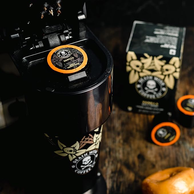 Death Wish Coffee, Single Serve Coffee Pods - Vanilla Pods (10 Count)