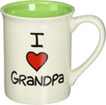 Our Name is Mud “I Heart Grandpa” Stoneware Mug, 16 oz.