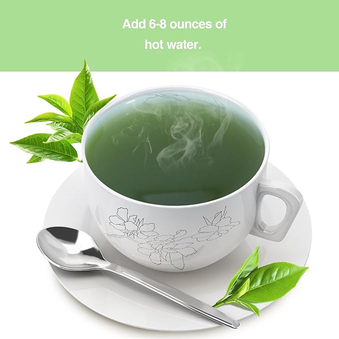 Taiping HK Green Matcha Tea 10 Single Serve Stick Packs For Cooking, Baking, Latte, Smoothie, Hot & Iced Drinks - Antioxidant-Rich, Helps Support Digestive Health - Unsweetened,Vegan(10 Count)