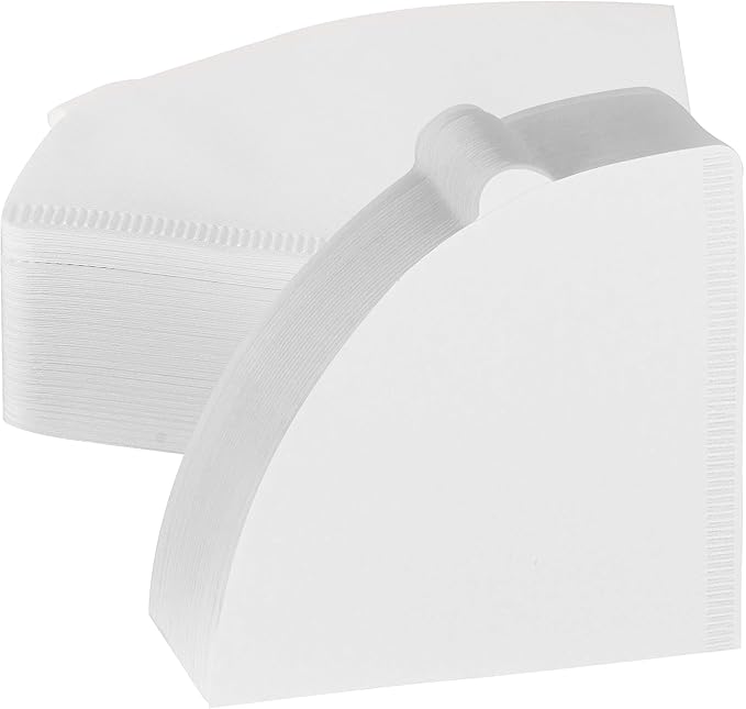 Coffee Filters, Size 02 White Cone Filters, 100 Count Disposable Natural Paper Filters 2-4 Cup Coffee Filter for Pour Over and Drip Coffee Maker