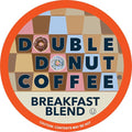 Double Donut Coffee Breakfast Blend Coffee Pods, Medium Roast Coffee, Single Serve Coffee For Keurig K Cups Machines, Breakfast Blend in Recyclable Pods, Hot or Iced Coffee, 96 Count