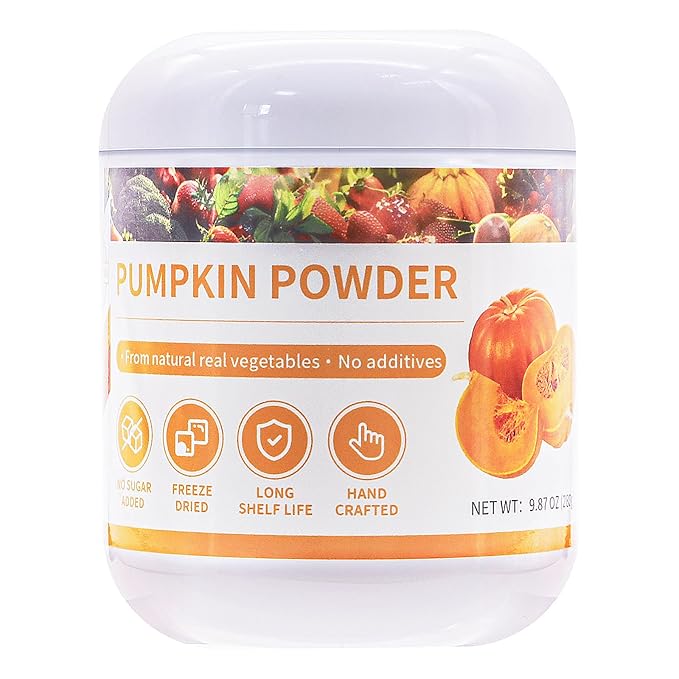 GaoGaoFen Pumpkin Powder,9.87oz/280g,100% Pure Pumpkin,Natural Vegetable Powder,Superfood for Baking,Drinks,Smoothies,No Additives