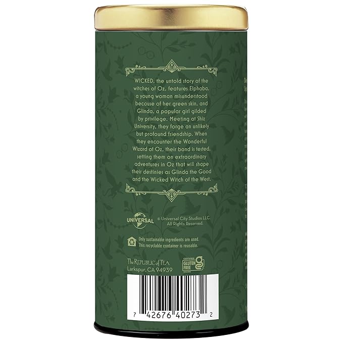 The Republic of Tea - Wicked Destined to Fly Green Tea, 36 Tea Bags