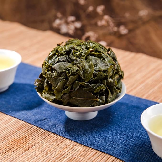 ChaWuWarmSun-[B] Fragrant TieGuanYin Oolong Tea,3.5oz/100g,WuLong Tea Loose Leaf Wu Long,Origin of AnXi,FuJian,Chinese