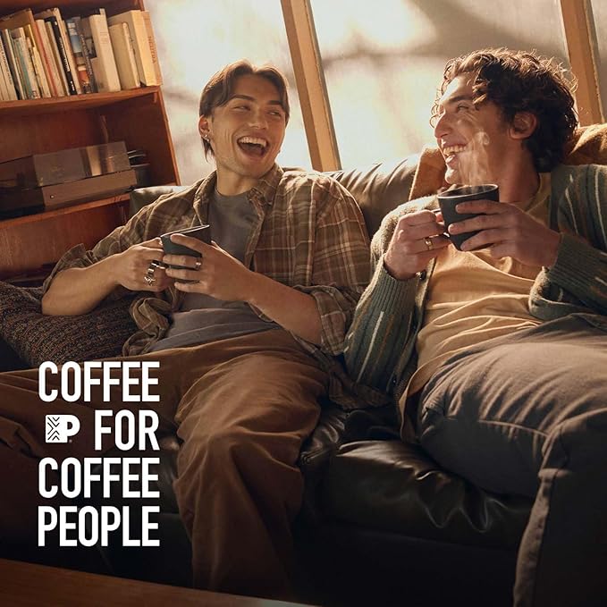 Peet's Coffee, Dark Roast Ground Coffee - French Roast 63 Ounces (6 Bags of 10.5 Ounces)