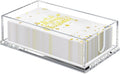 Napkin Holder for Table, Acrylic Guest Towel Holder for Bathroom, Clear Disposable Paper Hand Towels Tray for Kitchen, Buffet Napkin Paper Tray Napkin Caddy for Home Party 0.16+0.31in Thickness