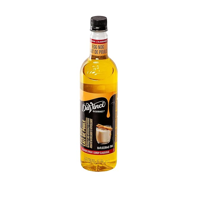 DaVinci Gourmet Classic Egg Nog Syrup, 25.4 Fluid Ounces (Pack of 4)
