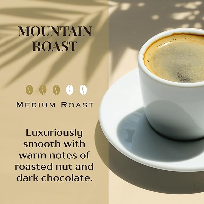 ROYAL KONA COFFEE - Medium Roast Ground Coffee, Mountain Roast Flavor, 8 Ounce