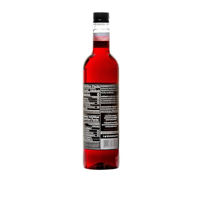 DaVinci Gourmet Sugar-Free Raspberry Syrup, 25.4 Fluid Ounces (Pack of 1)