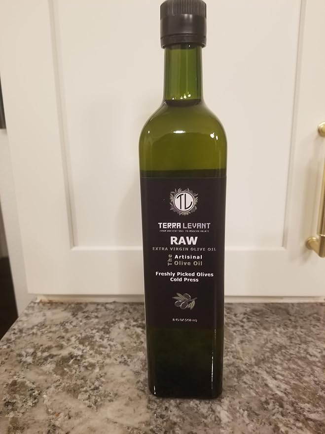 Extra Virgin Olive Oil – First Cold Pressed, Unfiltered – Single Origin Jordan Valley – 100% Pure & Natural – Premium High Polyphenol count. 750ML