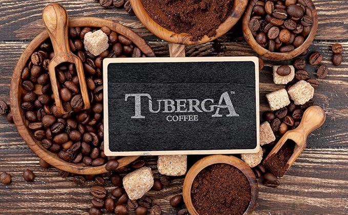 Tuberga Premium Quality, Whole Bean Coffee, Medium Roast, 2.2 Ib Bag, Original Italian Coffee. (Pack of 1)