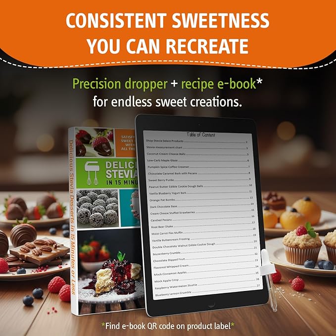 Stevia Select Black Cherry Pure Stevia Liquid - Zero Calorie Sweetener - All Natural Liquid Stevia Extract Flavor Drops - Keto All - Natural sweetener - Keto Sweetener 2 Oz (2 Pack)