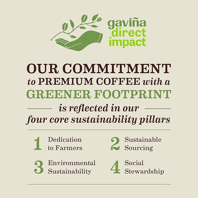 Café Gaviña Decaf Espresso Roast, Extra Fine Ground, 100% Arabica, Dark Roast, 3 x 10 oz Cans